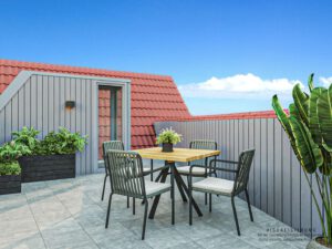 Visualisierung - Dachterrasse