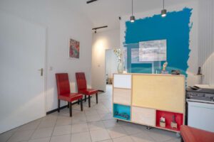 Empfang und Wartebereich