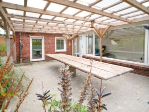 Überdachte Terrasse