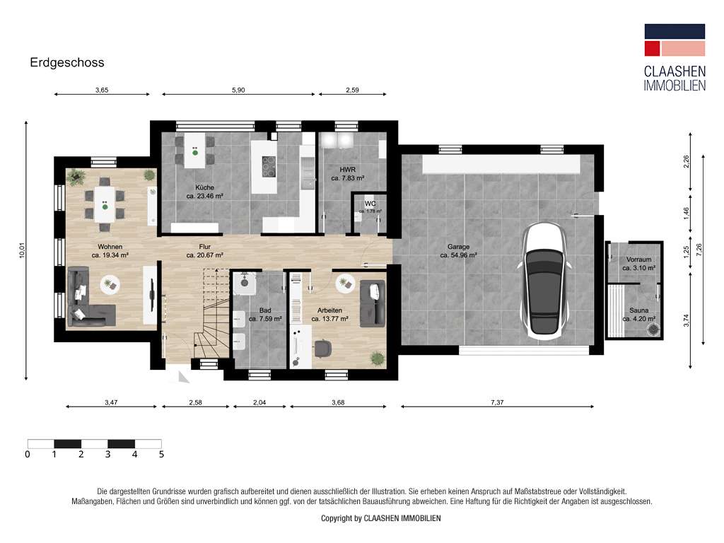 Grundriss Erdgeschoss
