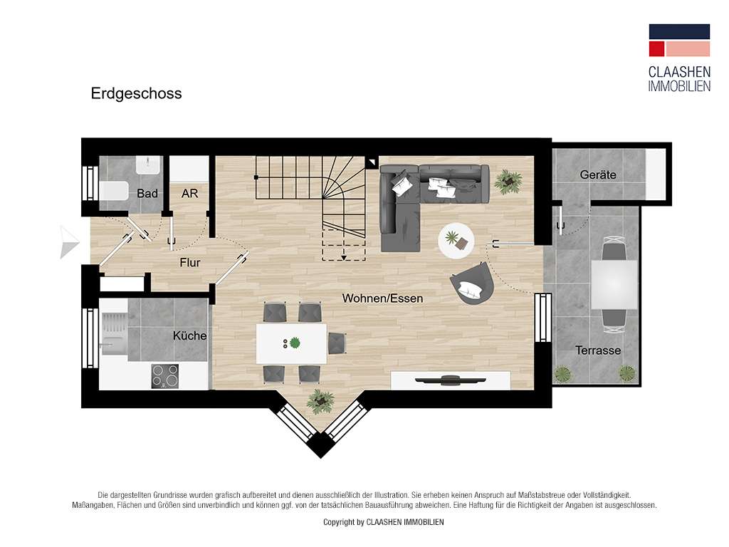 Grundriss Erdgeschoss