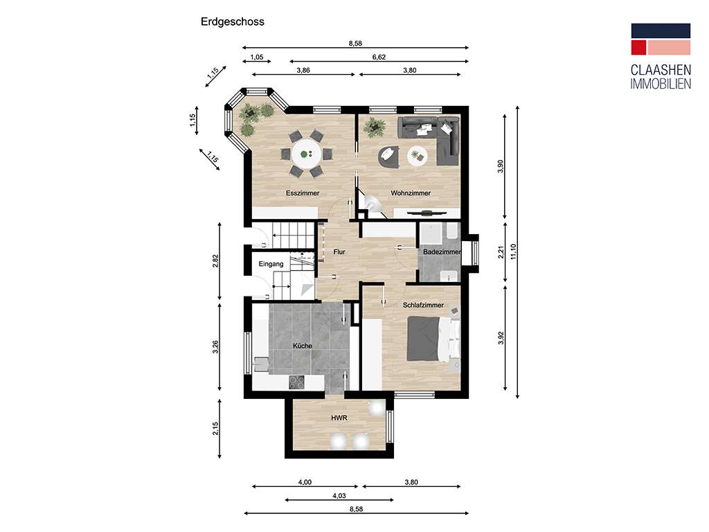 Grundriss Erdgeschoss