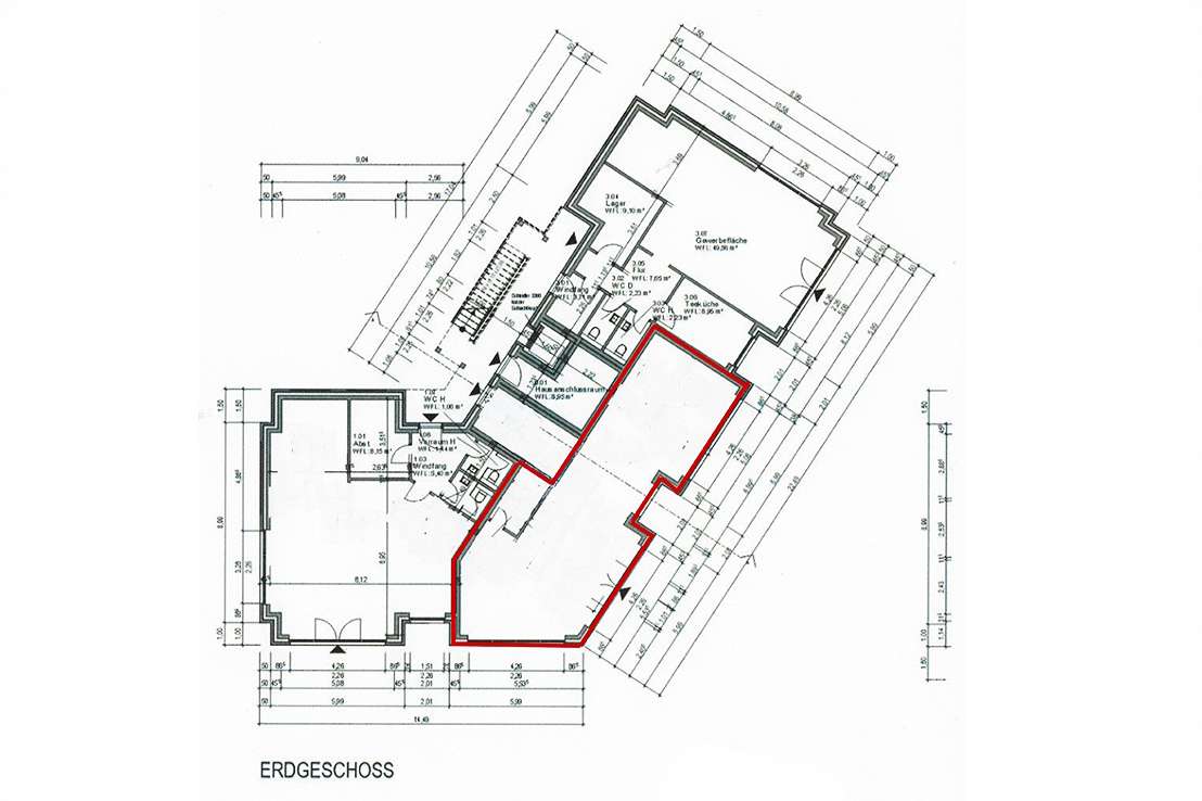 Grundriss Einheit Nr. 2