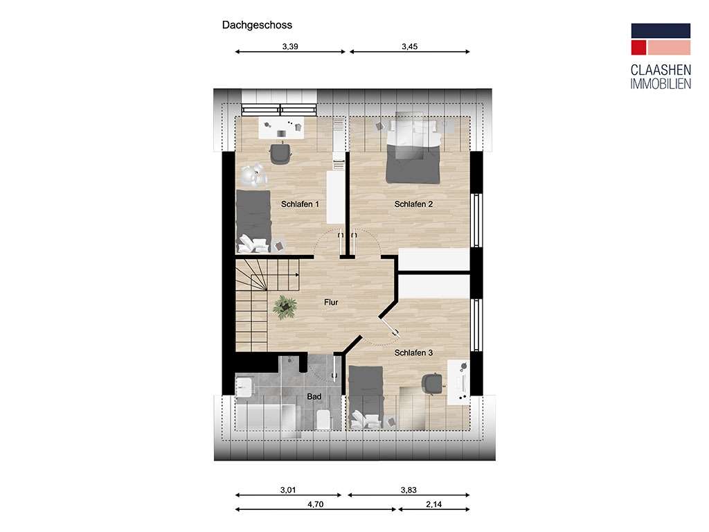 Grundriss DG