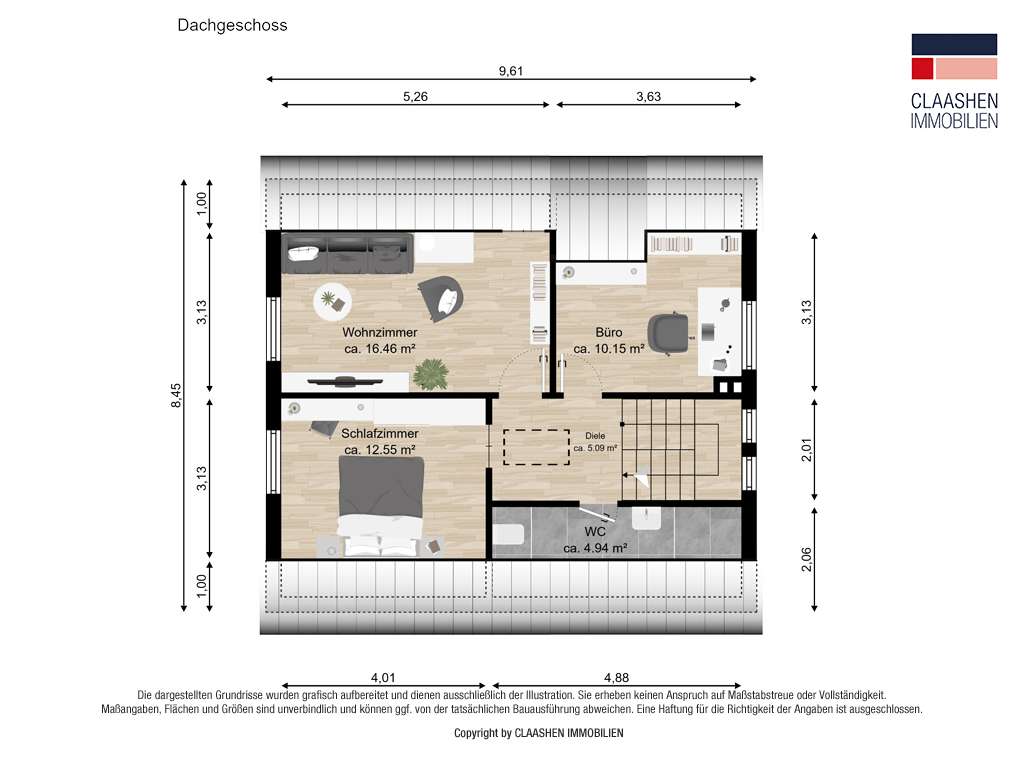 Grundriss DG