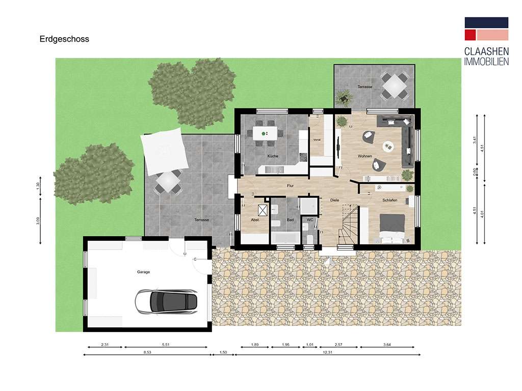 Grundriss EG