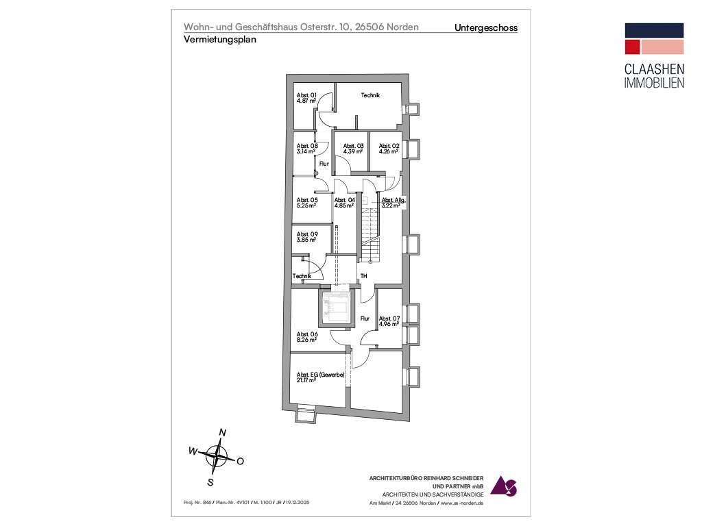 Grundriss Untergeschoss