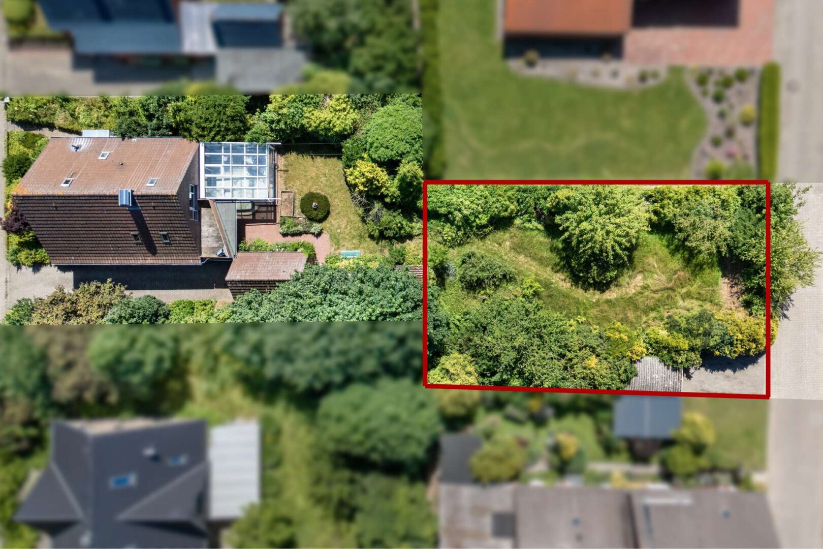 Luftaufnahme / Grundstück kann zusätzlich erworben werden