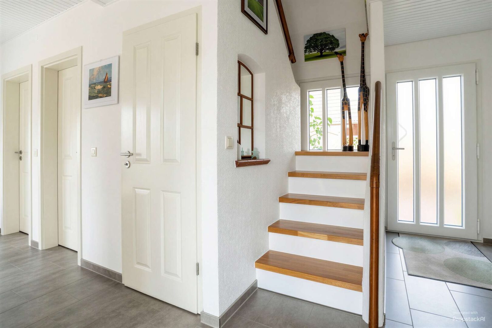 Flur mit Treppe