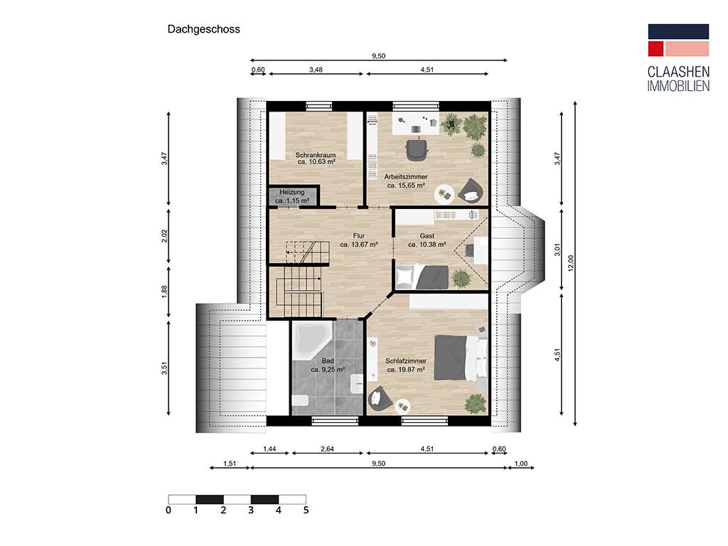 Grundriss DG