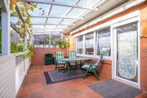 Überdachte Terrasse