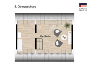 Grundriss Dachboden